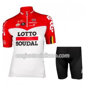 Conjunto Maillot + Culotte Corto 2018 Lotto Soudal N001